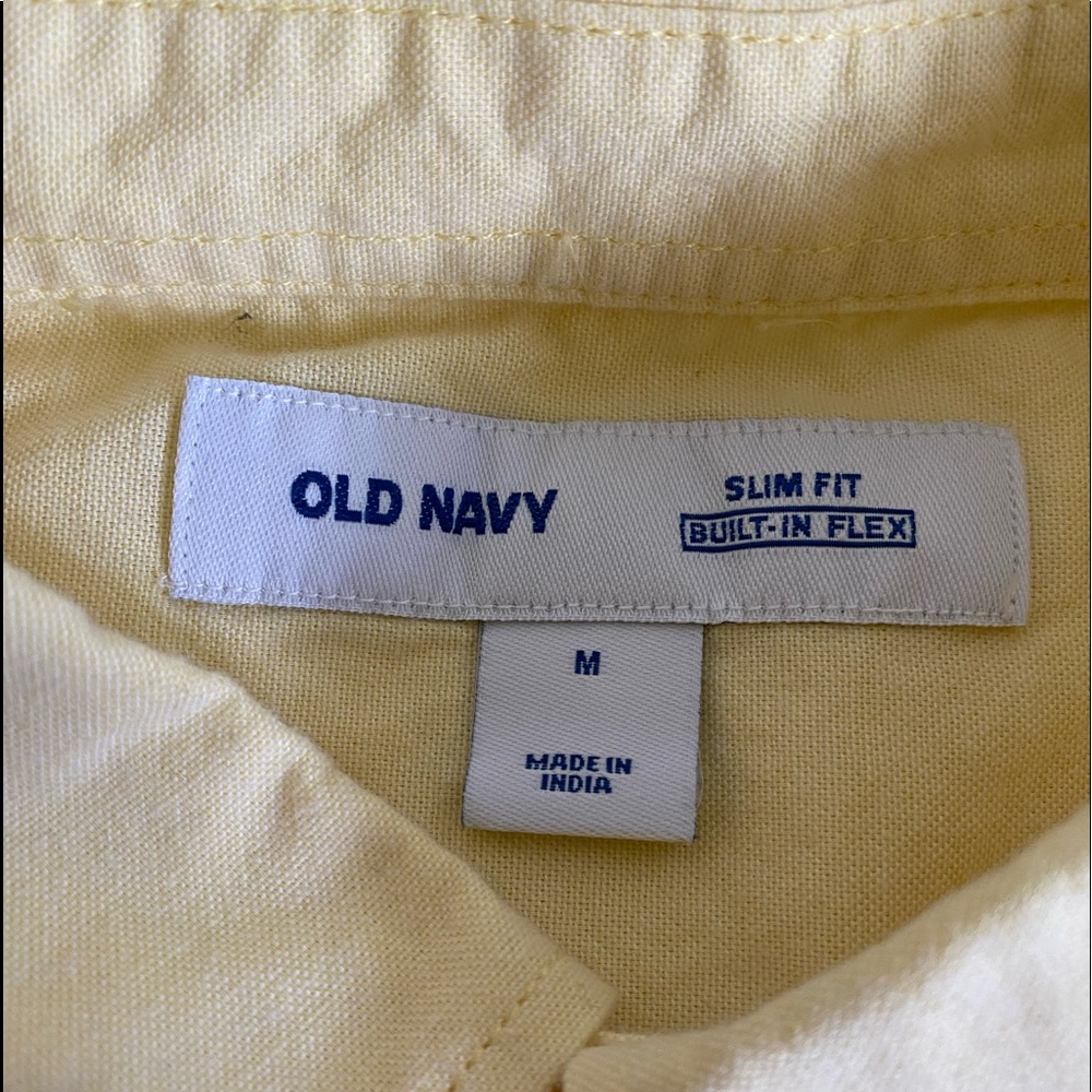 Yellow Button Up - Picture 2 of 2